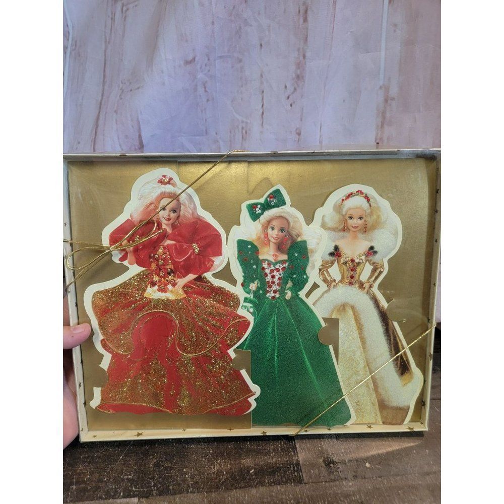 Hallmark Greeting cards‎ mattel 1995 Holiday Barbie collection